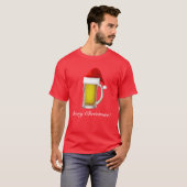 Bier-T-Shirt der Männer lustiges Beery Weihnachts T-Shirt (Vorne ganz)