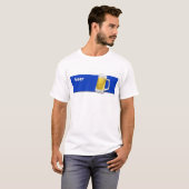 BIER T-Shirt mit Text- und Bier-Tassengraphik (Vorne ganz)