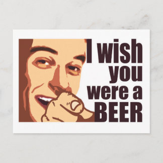 Bier-T - Shirt Postkarte