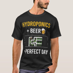 Bier Tag Hydroponik Hydroponisch T-Shirt
