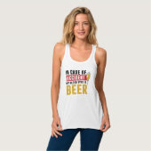 Bier Tank Top (Vorderseite Vollansicht)