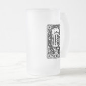 Bier-Tarot Mattglas Bierglas (VorderseiteRechts)