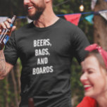 Bier Taschen und Karten Maisloch Spiel T-Shirt<br><div class="desc">Dieses Design kann in dem Bereich personalisiert werden, der durch das Ändern des Fotos und/oder Textes zur Verfügung gestellt wird. Sie können auch angepasst werden, indem Sie auf Vorlage personalisieren klicken und dann auf die Schaltfläche klicken, um weitere Optionen anzupassen, um die Hintergrundfarbe zu löschen oder zu ändern, Text hinzuzufügen,...</div>