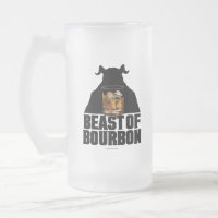 Bier-Tasse aus Mattiertem Bourbon