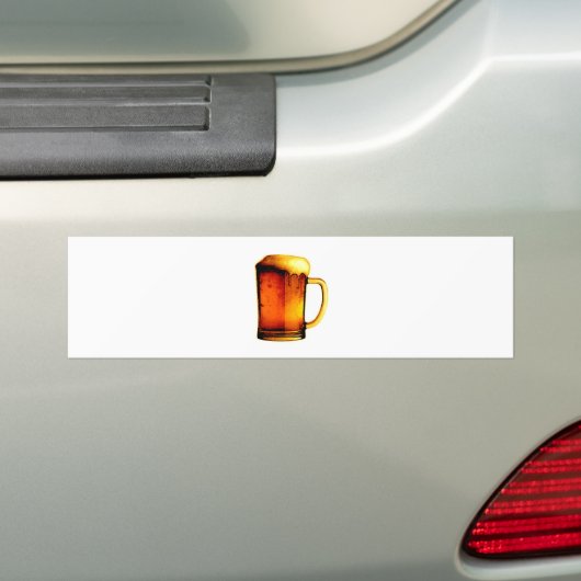 Bier-Tasse Autoaufkleber (Auf Auto)