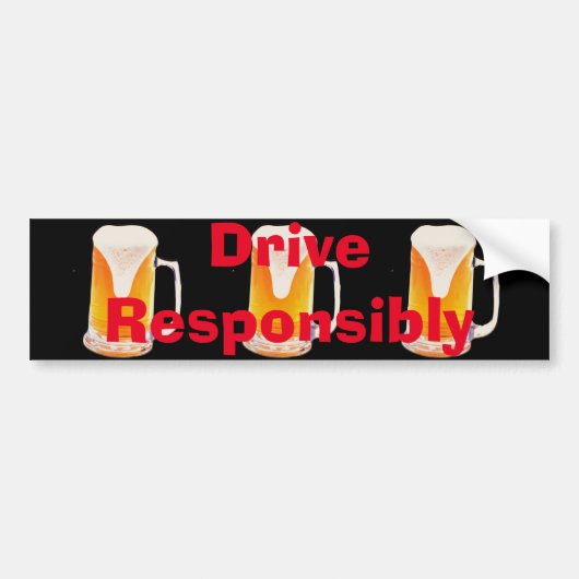Bier-Tasse-Autoaufkleber Autoaufkleber (Vorne)
