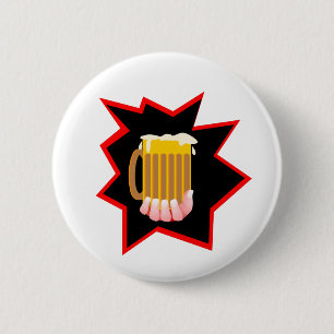 Bier-Tasse-Burst Button