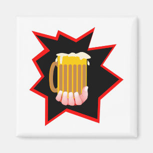 Bier-Tasse-Burst Magnet