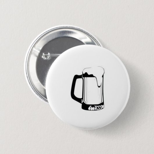 Bier-Tasse Button (Vorne & Hinten)
