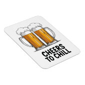 Bier-Tasse Clinking Design Magnet (Rechte Seite)