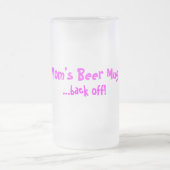 Bier-Tasse der Mama Mattglas Bierglas (Mittel)