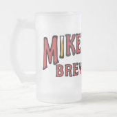 Bier-Tasse der Mike-Jagd des Brauensco. Mattglas Bierglas (Links)
