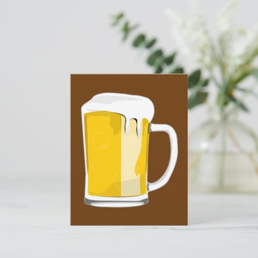 Bier-Tasse Einladung (Stehend Vorderseite)