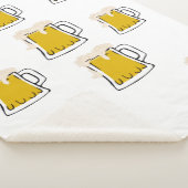 Bier Tasse Fleece Blanket Sherpadecke (3/4)