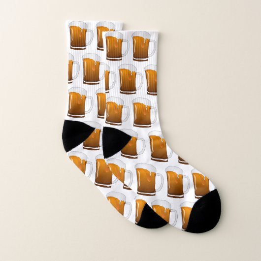 Bier Tasse Fun Crazy Socks Socken (Paar)