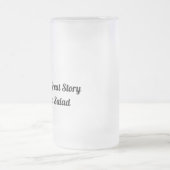 Bier-Tasse - Funny Quote Glass Stein Mattglas Bierglas (Mittel)