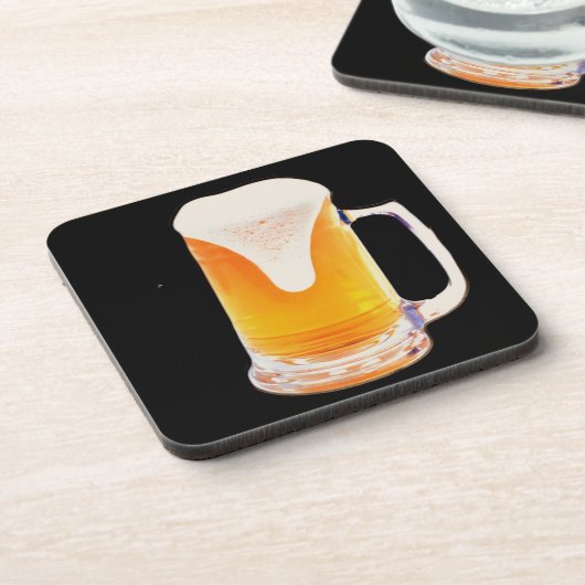 Bier-Tasse Getränkeuntersetzer (Linke Seite)