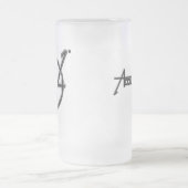 Bier-Tasse Handels 09 Mattglas Bierglas (Mittel)