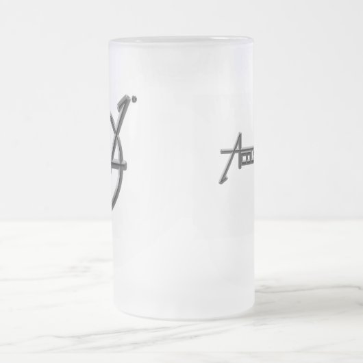 Bier-Tasse Handels 09 Mattglas Bierglas (Mittel)