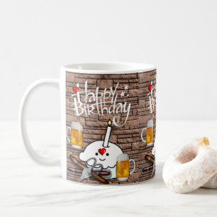 Bier Tasse Happy Birthday Tasse