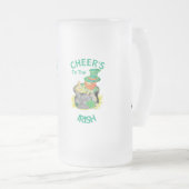 Bier-Tasse: Irish Cheer's Mattglas Bierglas (VorderseiteRechts)
