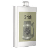 Bier-Tasse Irish Glücksspiel Kleeblatt Flachmann (Rechts)