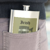 Bier-Tasse Irish Glücksspiel Kleeblatt Flachmann (Beispiel)