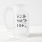 Bier-Tasse kreiert eigene Mattglas Bierglas (Links)