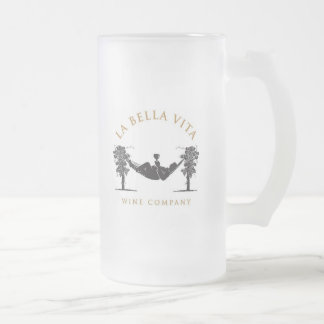 Bier-Tasse La Vita Wein-Co Mattglas Bierglas
