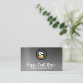 Bier-Tasse-Logo Visitenkarte (Stehend Vorderseite)