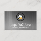 Bier-Tasse-Logo Visitenkarte (Vorderseite)
