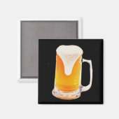 Bier-Tasse Magnet (Vorderseite/Rückseite)