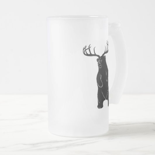 Bier-Tasse Mattglas Bierglas (VorderseiteRechts)