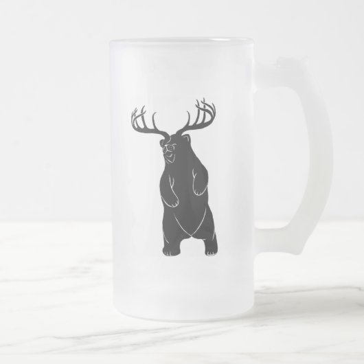 Bier-Tasse Mattglas Bierglas (Rechts)