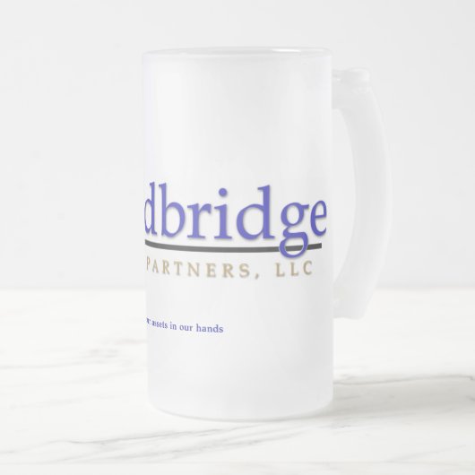 Bier-Tasse Mattglas Bierglas (VorderseiteRechts)