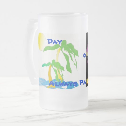 Bier-Tasse Mattglas Bierglas (Vorderseite Links)