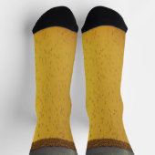 Bier-Tasse mit Bläschen und Schaumstoff Socken (Oben)