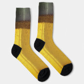 Bier-Tasse mit Bläschen und Schaumstoff Socken (Rechts)