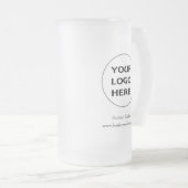 Bier-Tasse mit Mattiertem Glass-Stein für Geschäft Mattglas Bierglas (VorderseiteRechts)
