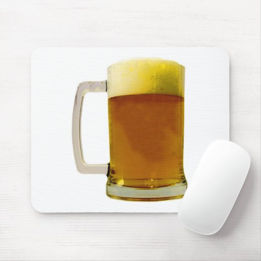 Bier-Tasse Mousepad (Mit Mouse)