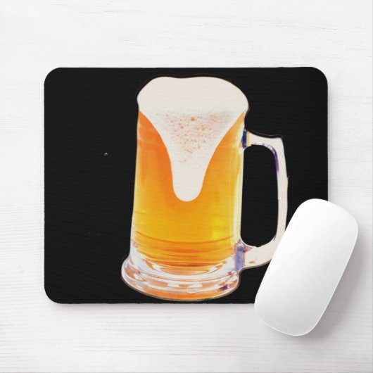 Bier-Tasse Mousepad (Mit Mouse)