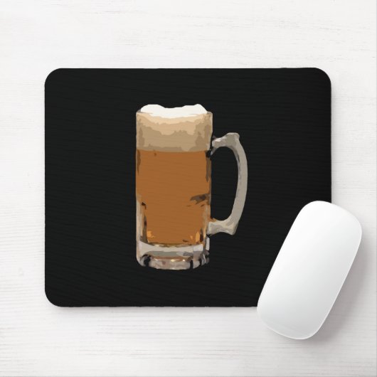 Bier-Tasse Mousepad (Mit Mouse)