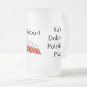 Bier Tasse Polnischer Bier (VorderseiteRechts)