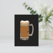 Bier-Tasse Postkarte (Stehend Vorderseite)