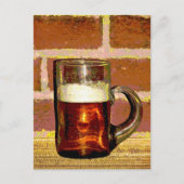 Bier-Tasse Postkarte (Vorderseite)