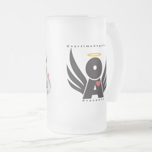 Bier-Tasse RushCamp! Mattglas Bierglas (VorderseiteRechts)