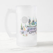 Bier-Tasse RushCamp! Mattglas Bierglas (Links)