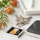 Bier-Tasse Schlüsselanhänger (Seite)