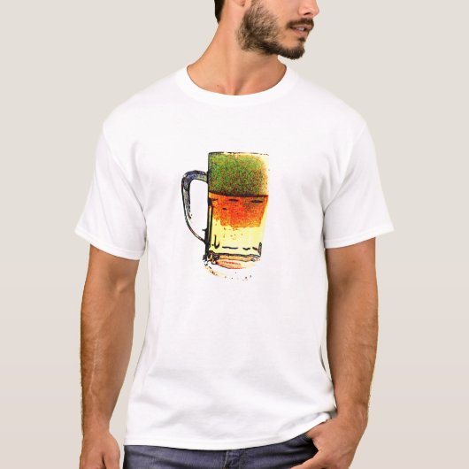 Bier-Tasse T-Shirt (Vorderseite)
