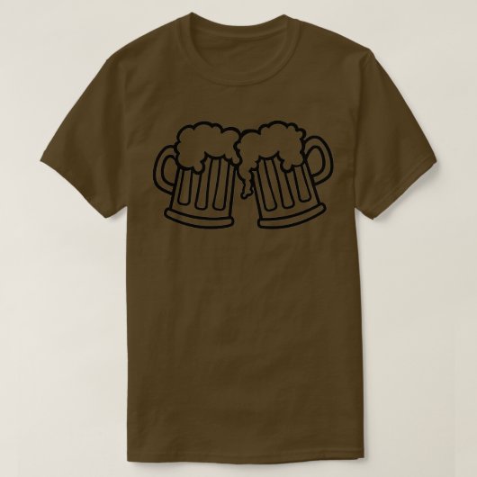 Bier-Tasse T-Shirt (Design vorne)